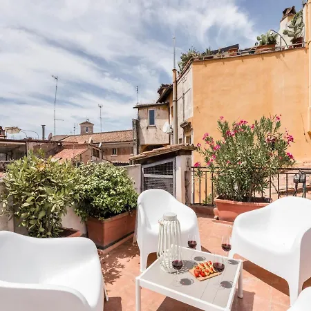 The Rent - Two-bedroom With Terrace Near Trevi Fountain * Rzym