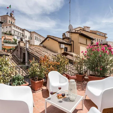 The Rent - Two-bedroom With Terrace Near Trevi Fountain Apartament *